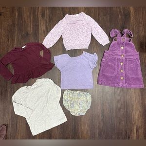 Jamie Kay girls 6-12M clothing lot